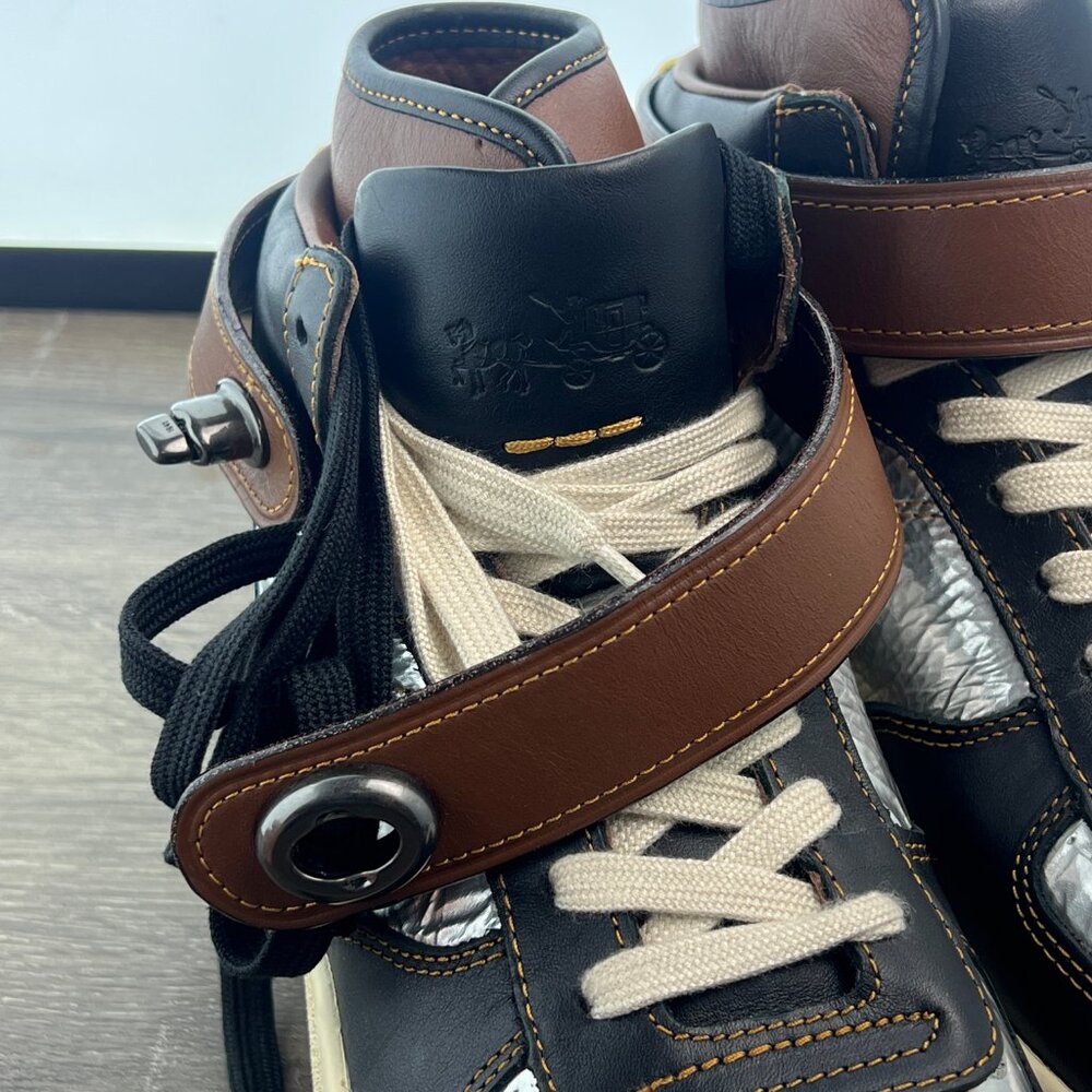 BRAND NEW Size 8.5 MEN 10 WOMEN Coach  Space Collection High Top “Nasa” G1016 - Picture 6 of 10